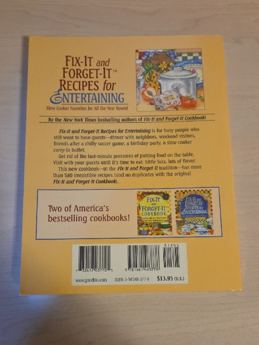 Fix-It and Forget-It Recipes for Entertaining - Slow Cooker Favorites - Picture 2 of 2